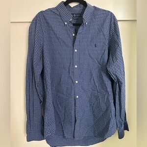 Ralph Lauren Blue Casual Button Down Shirt